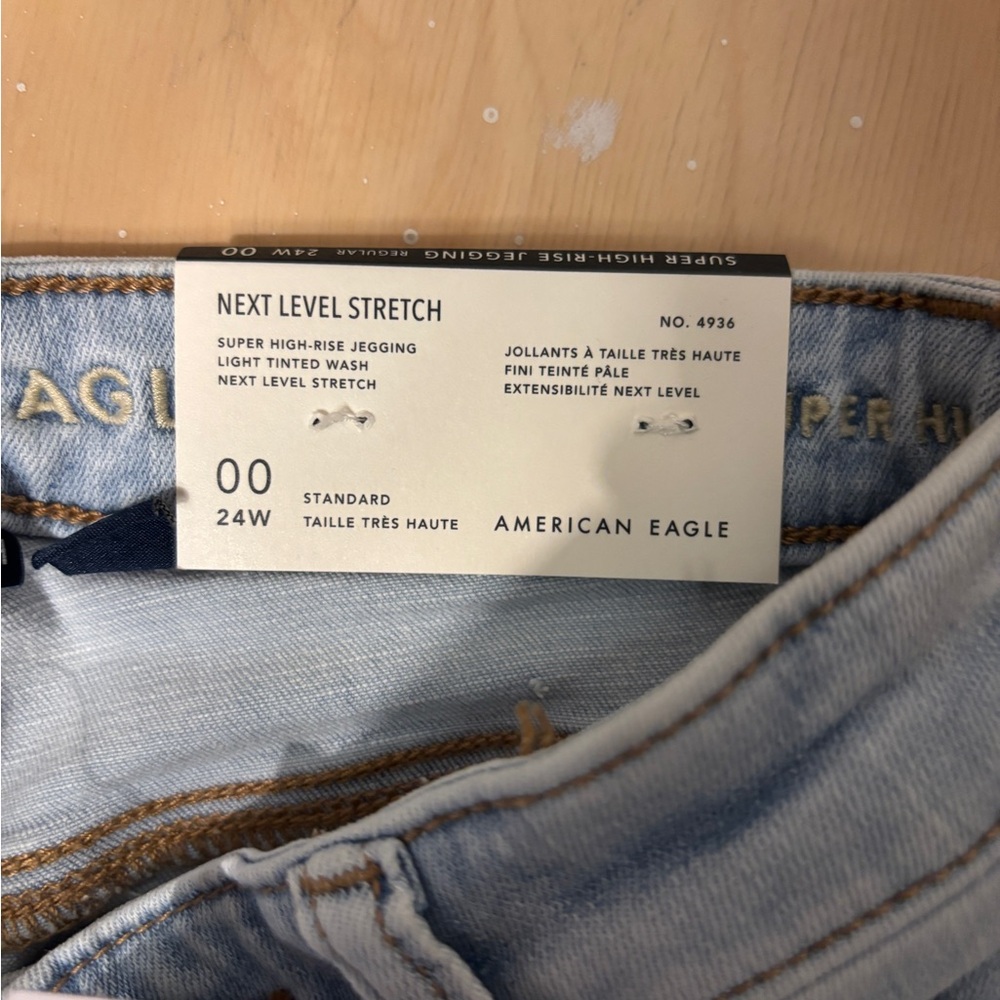 BNWT American Eagle High Rise Skinny Jegging Jeans - Picture 7 of 7